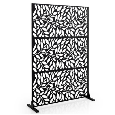 Gainoom 183 Cm Metal Outdoor Privacy Screen Rustproof Modern Decorative Room Divider - image 1
