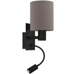 Loops Stylish Modern Black Wall Light For Indoor Spaces - Perfect Home Decor - thumbnail 1