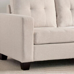 Luxury Life Furniture Portofino 3 Seater Corner Sofa, Chaise Lounge Furniture With Reversible Ottoman Footstool Or Chaise - Light Sand - thumbnail 5