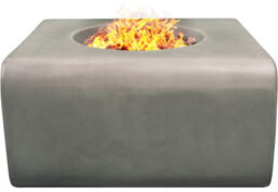 Centurion Supports Fireology Adelphi Dark Grey Lavish Garden Outdoor Fire Pit With Eco-Stone Finish - Fully Assembled - thumbnail 3