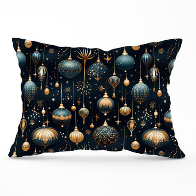 Warren Reed Designer Christmas Decorations Cushions 33Cm X 48Cm - image 1