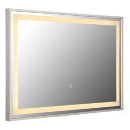 Luminosa Lighting Luminosa Rivas 40X60Cm Illuminated Bathroom Mirror Led Dimmable 2700-6500K Touch Dimmer - thumbnail 4