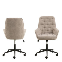 Furniture To Go Erik Gas Lift Desk Chair In Monza Beige - thumbnail 2