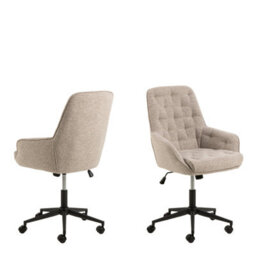 Furniture To Go Erik Gas Lift Desk Chair In Monza Beige - thumbnail 1