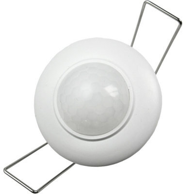 Mini Adjustable Pir Occupancy Sensor 400W Auto Timer Reset Ceiling Light Switch