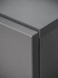 Arte Silk Ii Entertainment Unit: Sophisticated Anthracite & Oak Wotan - W2400mm X H1450mm X D400mm - thumbnail 7