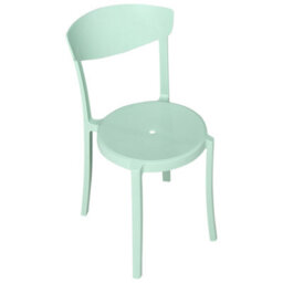 Beliani Garden Chairs Set Of 4 Mint Green Polypropylene Lightweight Weather-Resistant Indoor Outdoor Modern - thumbnail 6