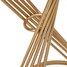 Pacific Lifestyle Glass And Gold Metal Small Side Table - thumbnail 4