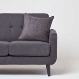 Homescapes Luxury Grey Velvet Cushion Cover, 45 X 45 Cm - thumbnail 2