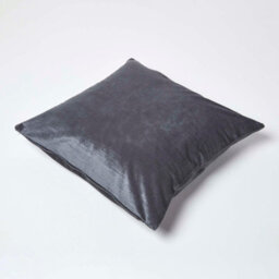 Homescapes Luxury Grey Velvet Cushion Cover, 45 X 45 Cm - thumbnail 4