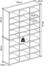 Vcm Stand Shelf Bookcase Shelf Megosa Xl - thumbnail 5