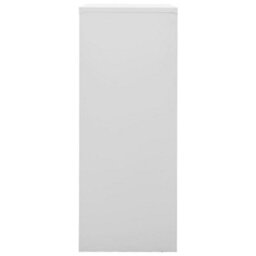 Berkfield Office Cabinet Light Grey 90X40X102 Cm Steel - thumbnail 3