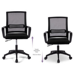 Home Office Chair Mesh Back Swivel Computer Desk Chair - thumbnail 4