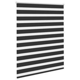 Walplus Black Zebra Blind 120 X 175 Cm - Light Filtering Roller Blind With Hardware - thumbnail 3