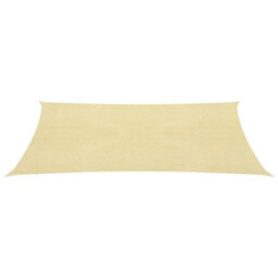 Berkfield Sunshade Sail 160 G/m2 Beige 2.5X4.5 M Hdpe - thumbnail 2