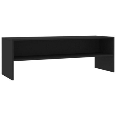 Berkfield Classic Tv Cabinet Black 120X40X40 Cm Engineered Wood - image 1