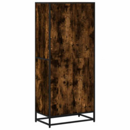 Berkfield Bookcase Smoked Oak 60X35X139 Cm Engineered Wood - thumbnail 6