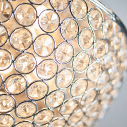 Luminosa Lighting Luminosa Chryla 3 Light Bathroom Flush Ceiling Light Chrome, Clear Crystal Detail Ip44, G9 - thumbnail 5