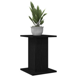 Walplus Plant Stand 2 Pcs Black Oak 30 X 30 X 40 Cm Engineered Wood - thumbnail 3
