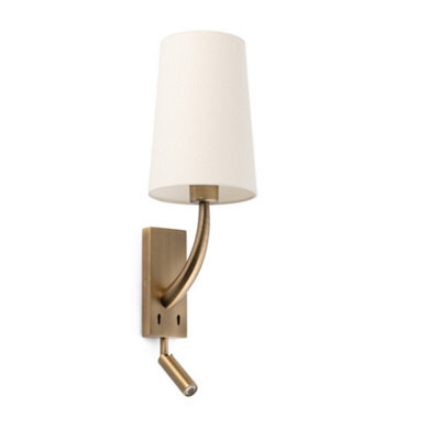 Luminosa Lighting Luminosa Rem Reading Light Wall Light Gold, E27