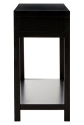 Premier Housewares Interiors By Premier Rustic Black Wood Console Table, Ample Space Hallway Table, Eaisly Maintained Console Table With Drawers - thumbnail 5