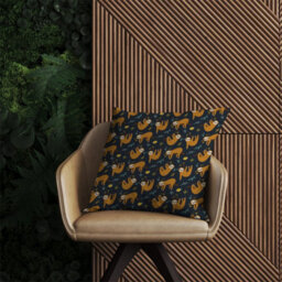 Warren Reed Designer Cute Sloths Outdoor Cushion 45Cm X 45Cm - thumbnail 2