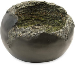 Gardenwize Outdoor Garden Solar Powered Decorative Water Fountain Feature - Rock Bowl - thumbnail 1