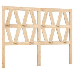 Walplus Bed Headboard 146X4X100 Cm Solid Wood Pine - thumbnail 2