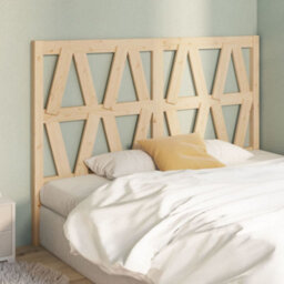 Walplus Bed Headboard 146X4X100 Cm Solid Wood Pine - thumbnail 4