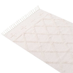 Beliani Rug Tozlu Beige 80 X 230 Cm Cotton - thumbnail 5