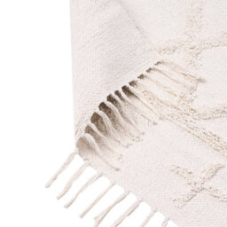 Beliani Rug Tozlu Beige 80 X 230 Cm Cotton - thumbnail 8