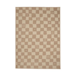 Melrose Fun Checkered Natural Chessboard Style Design Indoor Large Area Rug 160X230Cm - thumbnail 4