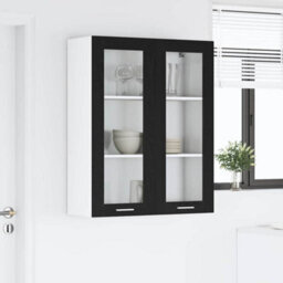 Walplus Hanging Cabinet Riga Black Oak 80 X 31 X 100 Cm Engineered Wood - thumbnail 4