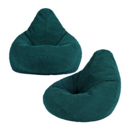 icon Dalton Kids Beanbag Corduroy Teal Set Of 2
