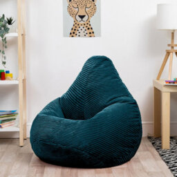 icon Dalton Kids Beanbag Corduroy Teal Set Of 2 - thumbnail 3