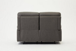 Home Detail Maxwell Sofa Suite 2 Seater Manual Recliner Air Leather Padded, Grey - thumbnail 4