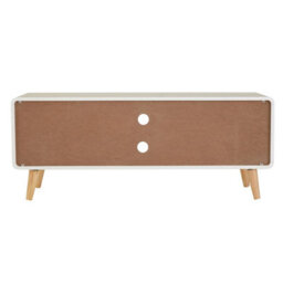 Premier Housewares Interiors By Premier Sleek And Modern Tv Unit, Versatile Tv Cabinet, White Finish Tv And Storage Unit, Sleek Corner Tv Unit - thumbnail 4