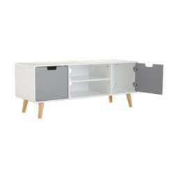 Premier Housewares Interiors By Premier Sleek And Modern Tv Unit, Versatile Tv Cabinet, White Finish Tv And Storage Unit, Sleek Corner Tv Unit - thumbnail 5