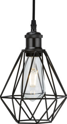 Luminosa Lighting Luminosa Knightsbridge Pendant Cage - Matt Black - Cag1Mb - image 1
