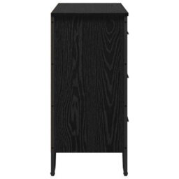 Walplus Chest Of Drawers Black Oak 91 X 35.5 X 74.5 Cm Engineered Wood - thumbnail 7