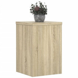 Walplus Plant Stands 2 Pcs Sonoma Oak 20X20X30 Cm Engineered Wood - thumbnail 3