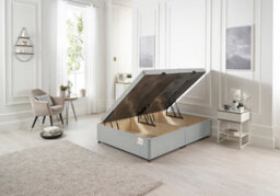 Somnior Beds Somnior 3Ft Millbank Ottoman Bed-Side Opening-Sage Linen