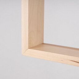 Luminosa Lighting Luminosa Aries Square Pendant Ceiling Light Natural Wood - thumbnail 5