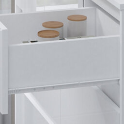 Harmin Modern White High Gloss Chest Of Drawers, 7 Drawer Handleless Cabinet - thumbnail 8