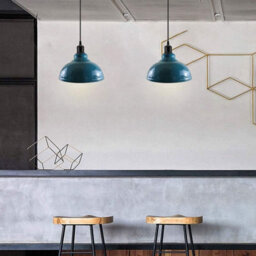3 Pack Of Ceiling Pendant Light Fixture With 95Cm Adjustable Cable, Vintage 29Cm Curvy Metal Shade E27 Base Hanging Lighting - thumbnail 6