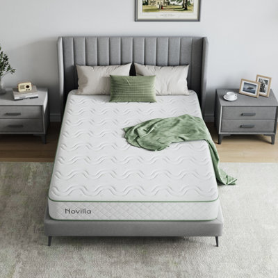 Novilla 25Cm Memory Foam Pocket Sprung Zoned Mattress - image 1