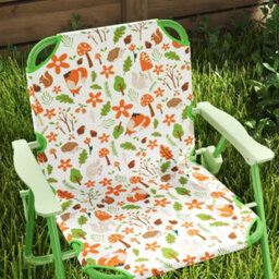 Aiyaplay Kids Garden Table And Chair Set Outdoor Patio Set W/ Parasol, Green - thumbnail 8