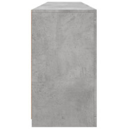 Berkfield Sideboard With Led Lights Concrete Grey 181.5X37X67 Cm - thumbnail 7