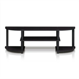 Walplus Furinno Turn-S-Tube Wide Tv Entertainment Center, Dark Walnut - thumbnail 4