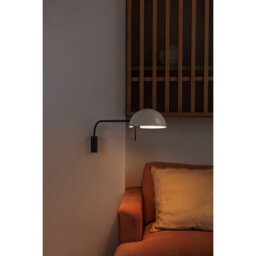 Luminosa Lighting Luminosa Dominica Extra Large Dome Wall Lamp Beige - thumbnail 3